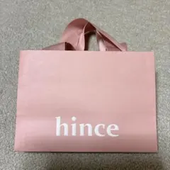 hince ショップ袋 ショッパー