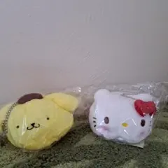 マスコット　小物入れ　ポムポムプリン　キティちゃん