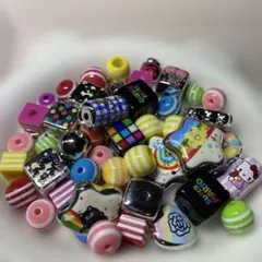 カラフルビーズセット キティちゃん୨୧=・·・=୨୧