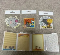 トムとジェリー メモ4柄　ステッカー3枚セット