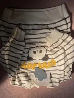 長袖トレーナー　パンダ　ボーダー