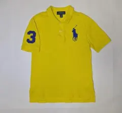 ポロラルフローレン　半袖ビッグポニーポロシャツ　イエロー