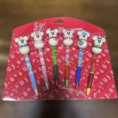 ディズニー　25周年　ボールペン　セット