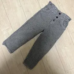 【お値下げしました】CARAMELチェック柄 長ズボン 4Y