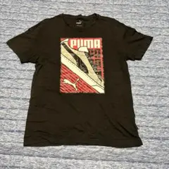 PUMA グラフィックプリント Tシャツ Mサイズ ブラック