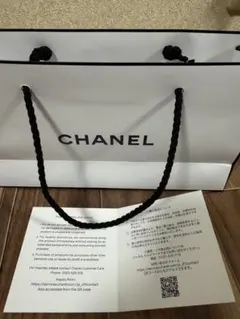 CHANEL ショップバッグ ホワイト