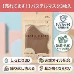 未開封 PASTEL MASK レギュラー 3枚入