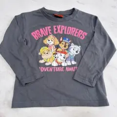 パウパトロール　グレー 長袖　カットソー 110