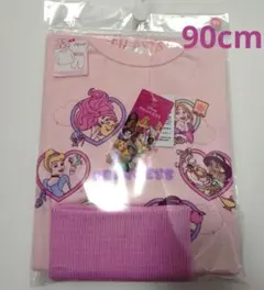 新品未使用 ディズニープリンセス　長袖パジャマ　90cmのサムネイル
