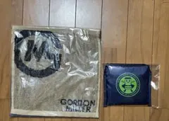 新品 GORDON MILLER タオルハンカチ2枚 ヤクルト エコバッグ