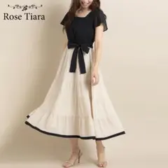 こゆき 様専用　Rose Tiara ローズティアラ　ロングフレアワンピース