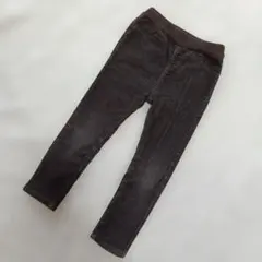 petit main コーデュロイロングパンツ 110 ダークブラウン