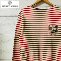ハーディエイミス HARDY AMIDS ボーダーTシャツ ポルトガル製のサムネイル