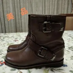 美品★ツモリチサト★レザーエンジニアブーツ