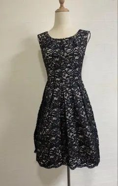 STRAWBERRY FIELDS grace 黒　総レースのワンピース　美品