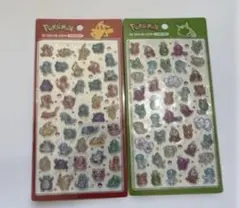 ポケモン シール 韓国公式 ぷっくり ボンボンドロップ 2枚 セット 正規品
