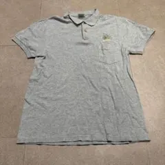 Hanes Hawaii ハワイ　ポロシャツ　半袖　グレー　ビンテージ 90sのサムネイル