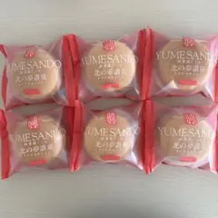 【北菓楼】北の夢讃童 きたのゆめさんど フランボワーズ ブッセ 6個セット