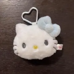 サンリオ ハローキティ フェイス形マスコットキーホルダー ブルー