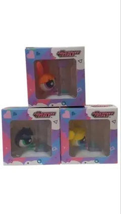 パワーパフガールズ フィギュア 砂時計3体セット