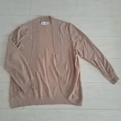 メイクレット★カーディガン★ベージュ★七分袖★冷房対策★婦人服★ミセスのサムネイル