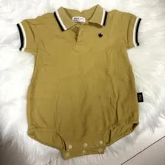 POLO Babyロンパース 半袖 イエロー 70サイズ