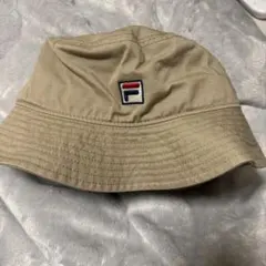 FILA ベージュ バケットハット