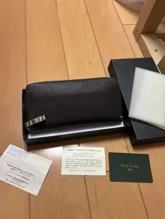 定価40000円 ポールスミス 財布 ラウンドファスナー マルチストライプ