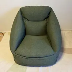 無印良品 空気でできたソファ 緑 【空気漏れあり】