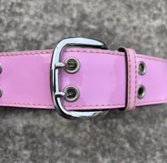 00s archive pink studs belt y2k grunge
