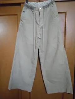 Moname コーデュロイワイドパンツ