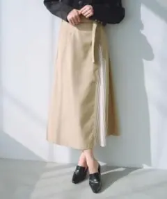 Andemiu ストライプキリカエフレアスカート