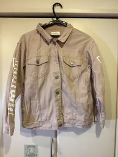 ピンク デニムジャケット