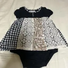 Biquette 70 女の子　ロンパース　重ね着ワンピースのサムネイル