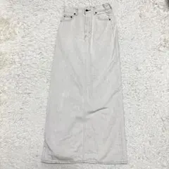 Vequm ロングデニム スカート ライトブルー Sサイズ