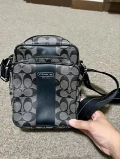 COACH シグネチャー ショルダーバッグ ブラック