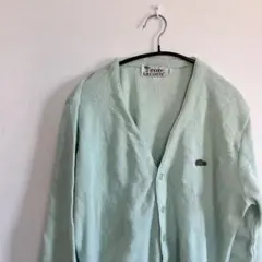 IZOD LACOSTE ラコステ カーディガン ライトグリーン L