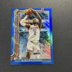 Shai Gilgeous Alexander 2025 Topps BLUE