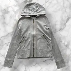 pride glide パーカー グレー ダブルジップ 短丈 y2k 平成ギャル