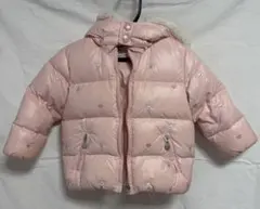 ミキハウス　ダウンコート　うさこ　ピンク　80cm