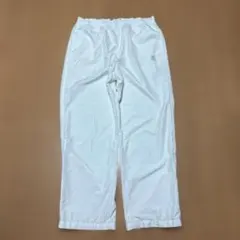 NIKE シャカシャカパンツ　ホワイト　 ジッパー付き裾　冬用　XL 白　メンズ