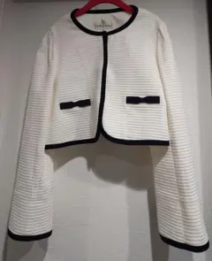 組曲 KIDS　入学式発表会セレモニー　ノーカラージャケット130