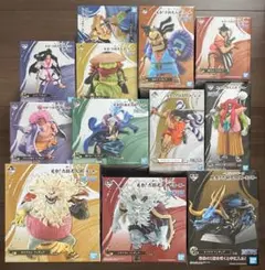 一番くじ ワンピース 見参！赤鞘九人男～第一弾～第二弾～ フィギュアコンプセット