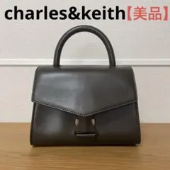 charles&keith チャールズアンドキース アイビー メタリックバック