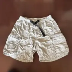 GU ナイロンカーゴショートパンツ ライトグレー Mのサムネイル