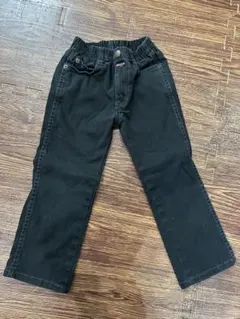 100cm 長ズボン　ブラックパンツ