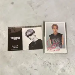 藤原樹　THE RAMPAGE サイン入りポートレート