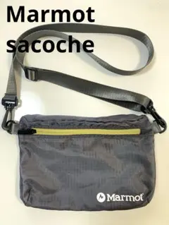 【新品・未使用】Marmot マーモット サコッシュ　ショルダーバッグ グレー