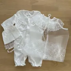 新生児用セレモニードレス　3点セット　女の子