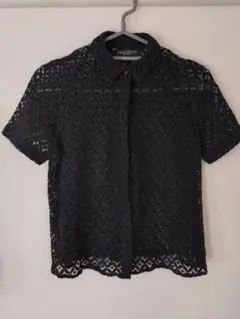 DOROTHY PERKINS ブラックレース半袖シャツのサムネイル
